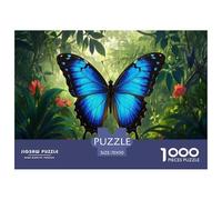 Morpho Papillon 1000 Pièces Puzzle Adulte Un Puzzle Difficile Jeu De Puzzle pour Toute La Famille Divertissement Puzzles Classiques pour Adultes Et Enfants À Partir De Activité Familiale Parfaite Ca