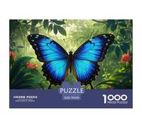Morpho papillon1000 Pièces PuzzleAnimaux pour Adultes De Jeu pour Adultes Parfaitpourla Détente Créativité Et CommeCadeau70x50cm/1000pcs