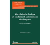 Morphologie lexique et traitement automatique des langues l' - Namer - Hermes Science Publications - broché - Livre
