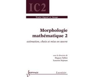 Morphologie mathématique 2 : estimation, choix et mise en oeuvre Laurent Najman (Auteur), Hugues Talbot (Auteur)