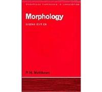 Morphology, Cambridge Textbooks in Linguistics P.H. Matthews (Auteur)
