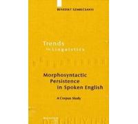 Morphosyntactic Persistence In Spoken English
