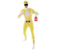 Morphsuits Costume Power Rangers Adulte, Power Rangers Costume Adulte Jaune, Déguisement Power Rangers Adulte Taille M