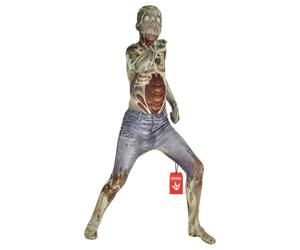 Morphsuits - CS96004/M - Seconde peau morphsuit enfant zombie taille M