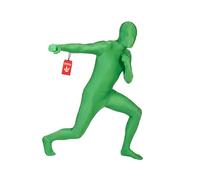 Morphsuits - CS97037/XL - Seconde peau morphsuit ™ luxe verte taille xl | Combinaison Seconde Peau Verte une Pièce, Fermeture Éclair, Parfait pour Halloween, Idéal pour le Cosplay
