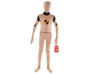 Morphsuits Deguisement Crash-Test Enfant, Costume Halloween Enfant | Combinaison à Cagoule, Look Mannequin de Crash-Test, Fermeture Éclair, Parfait pour Halloween, Idéal pour les Jeux de Rôle