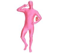 Morphsuits-Déguisement original-Moyen-Rose | Combinaison Intégrale Rose, Seconde Peau Moulante, Fermeture Éclair, Parfait pour Halloween, Idéal pour le Cosplay