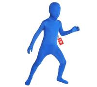 Morphsuits Déguisement original pour enfant | Combinaison Intégrale Noire à Cagoule, Silhouette Uniforme, Fermeture Éclair, Parfait pour Halloween