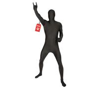 Morphsuits-Déguisement original-Xlarge-Noir | Combinaison Seconde Peau à Cagoule, Coloris Noir Uni, Fermeture Éclair, Parfait pour Halloween, Idéal pour le Cosplay