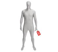 Morphsuits-Déguisement original-XXLarge-Gris argent