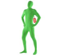 Morphsuits Deguisement Seconde Peau Noire, Costume Halloween Homme | Combinaison Intégrale avec Cagoule, Design Noir Uni, Fermeture Éclair, Parfait pour Halloween, Idéal pour le Cosplay