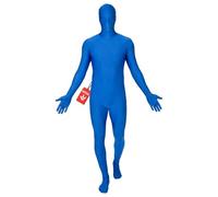 Morphsuits Deguisement Seconde Peau Noire, Costume Halloween Homme | Combinaison Intégrale avec Cagoule, Design Noir Uni, Fermeture Éclair, Parfait pour Halloween, Idéal pour le Cosplay