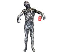 Morphsuits Deguisement Squelette Enfant, Costume Halloween Enfant | Combinaison Blanche à Cagoule, Imprimé Façon Os, Fermeture Éclair, Parfait pour Halloween, Idéal pour le Cosplay
