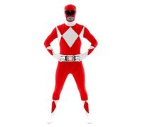 Morphsuits - Mlprr2 - Original Power Rangers Pour Hauteur 186-210 Cm - Rouge - Taille Xxl