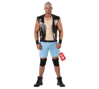 Morphsuits Morph Déguisement Catcheur Adulte, Costume Steve Austin Homme, Tenue Carnaval Catcher Homme, L