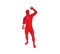 Morphsuits MSREX, Déguisement Mixte Adulte, Rouge, X-Large | Combinaison Seconde Peau, Cagoule, Gants & Chaussettes, Coloris Rouge Uni, Fermeture Éclair, Parfait pour Halloween