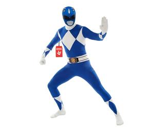 Morphsuits - Original Power Rangers Pour Hauteur 150-165 Cm - Bleu - Taille M
