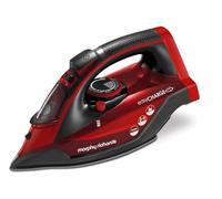 Morphy Richards 303250 fer à repasser Fer à vapeur Semelle en céramique 2400 W Noir, Rouge