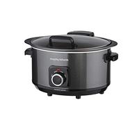 Morphy Richards 460020 Mijoteuse 3,5 l avec couvercle intégré, 163 W, noir