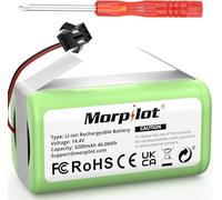 Morpilot 14.4V 3200mAh Batterie pour Bagotte BG600 BG700, Proscenic 850T, IKOHS S14 S15, Deebot N79S DN622, Eufy RoboVac 11 11S Max 30 30C 35C 12 15T 15C 15C Max, Conga 990, Li-ION