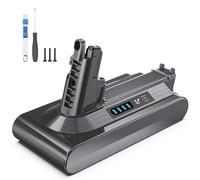 Morpilot 8000mAh Batterie pour Dyson V10 SV12 Serie, Cyclone V10 Absolute Animal Pro Motorhead Fluffy Extra Aspirateur Balai sans Fil, Remplacer Pièce 969352-02