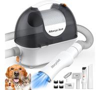 Morpilot Aspirateur Poil de Chien Professionnel, Tondeuse 12000Pa avec 3L Grand Bac à Poussière, 5 Outils de Toilettage pour Chats et Chiens