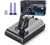 morpilot Batterie de Rechange pour aspirateur Dyson V6 Compatible avec V6 Animal Absolute SV03 SV04 SV05 SV06 SV07 SV09 DC58 DC59 DC61 DC62 DC72 DC74 avec 2 pré-filtres