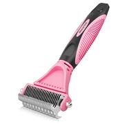 Morpilot® Brosse Chien et Chat, Peigne Déméloir Chien Professionnel et Brosse Chien Poil Long, Râteau de Toilettage pour Chien et Chat Réduit Efficacement la Perte de Cheveux Jusqu'à 90%