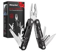 Morpilot Cadeau Homme, 25 en 1 Outil Multifonction Cadeau Papa, Cadeau Noël Homme, Gadget Cadeau Anniversaire Homme Camping Accessoires, Cadeau Fete des Peres