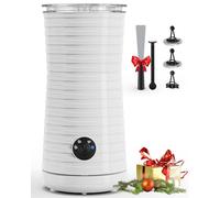 Morpilot Mousseur à Lait Électrique 4 en 1 à Mousse Chaude et Froide et Chauffe-lait, Emulsionneur Automatique 400W 240ml pour Cappuccino Macchiato Latte