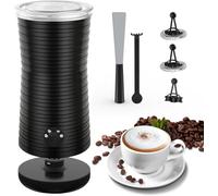 Morpilot Mousseur à Lait Électrique 4 en 1 à Mousse Chaude et Froide et Chauffe-lait, Emulsionneur Automatique 400W 240ml pour Cappuccino Macchiato Latte