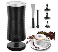 Morpilot Mousseur à Lait Électrique 4 en 1 à Mousse Chaude et Froide et Chauffe-lait, Emulsionneur Automatique 400W 240ml pour Cappuccino Macchiato Latte