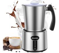 Morpilot Mousseur à Lait Électrique Divisé, 500ml Chauffe Lait, Milk Frother en Acier Inox 4 en 1 à Mousse de Lait Chaude et Froide 230ml, Emulsionneur de Lait pour Latte Cappuccino Macchiato