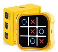 Morpion Electronique - Tic Tac Toe Bolt Game Console, 3 en 1 console de jeu électronique avancée, jeux voiture enfant voyage, Jeu de Voyage Console Portables pour Enfant et Adultes (A)
