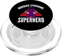 Morquio Syndrome Ruban Violet Super-héros Guerrier Combattant PopSockets PopGrip pour MagSafe