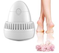 Morrat Foot Grinder, ponceuse électrique portable pour les pieds, avec 10 têtes de ponçage remplaçables et rechargeable par USB, pour les peaux mortes et les talons secs et durs. (A)