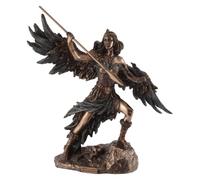 Morrigan Reine fantôme déesse celtique de la naissance bronzée + lance debout par Veronese