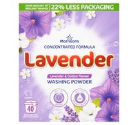 Morrisons Lessive en poudre bio lavande 40 lavages 2 kg
