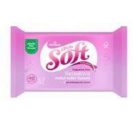 Morrisons Plus douce sensibles Lingettes papier toilette humide