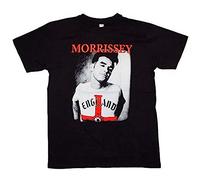 Morrissey England Men T-Shirt The Smiths Rock Alternative Tee Black L