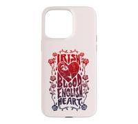 Morrissey Irish Blood Cœur Anglais Rouge Bleu Coque pour iPhone 15 Pro Max