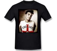 Morrissey Moz Rock Roll Men's Classic Basic Super Soft Cotton T-Shirt Summer Manches Courtes(3X-Large)