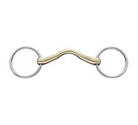 Mors 2 anneaux droit pour cheval Sprenger Sensogan Argenté 140 mm