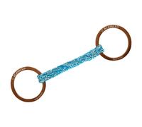 Mors 2 anneaux pour cheval Acavallo Alupro Argenté 10,5 cm