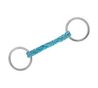 Mors 2 anneaux pour cheval Acavallo Alupro Argenté 11,5 cm