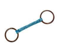 Mors 2 anneaux pour cheval Acavallo Alupro Marron 12,5 cm