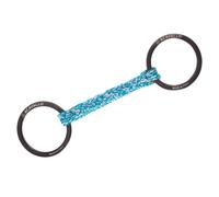 Mors 2 anneaux pour cheval Acavallo Alupro Noir 12,5 cm