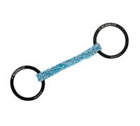 Mors 2 anneaux pour cheval Acavallo Alupro Noir 13,5 cm