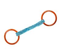 Mors 2 anneaux pour cheval Acavallo Alupro Orange 13,5 cm