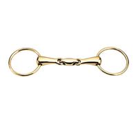 Mors 2 anneaux pour cheval cyprium Feeling Anatomic Argenté 125 mm